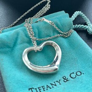 Tiffany & Co Elsa Peretti Heart Necklace